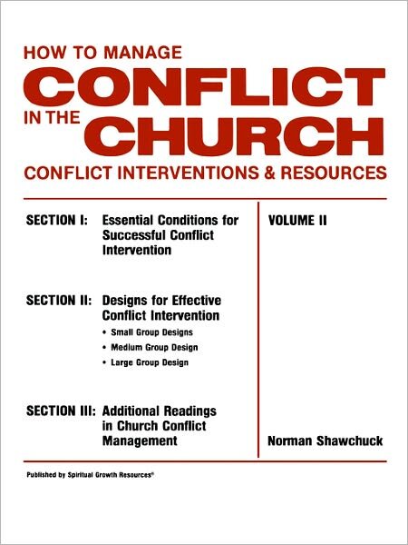 Shawchuck-Manage-Conflict-II